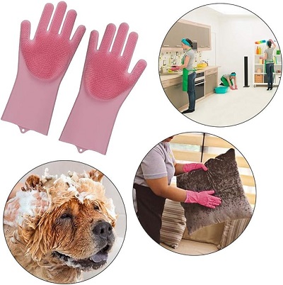 Silicone Cleaning Gloves
