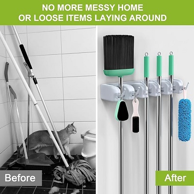  Broom and Mop Holder