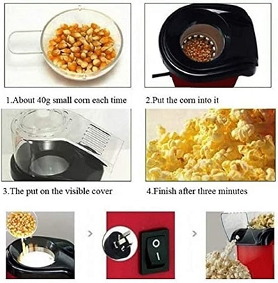 Hot Air Popcorn Maker