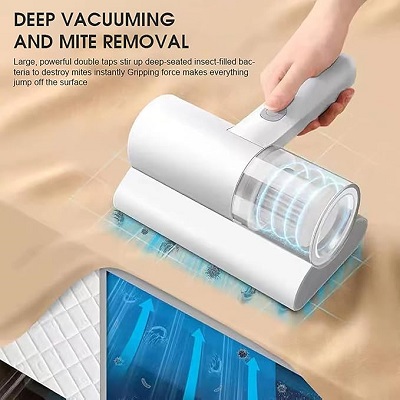 Deep Vacuuming and Mite Removal Device