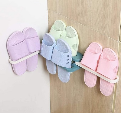 Wall-Mounted Slipper Holder