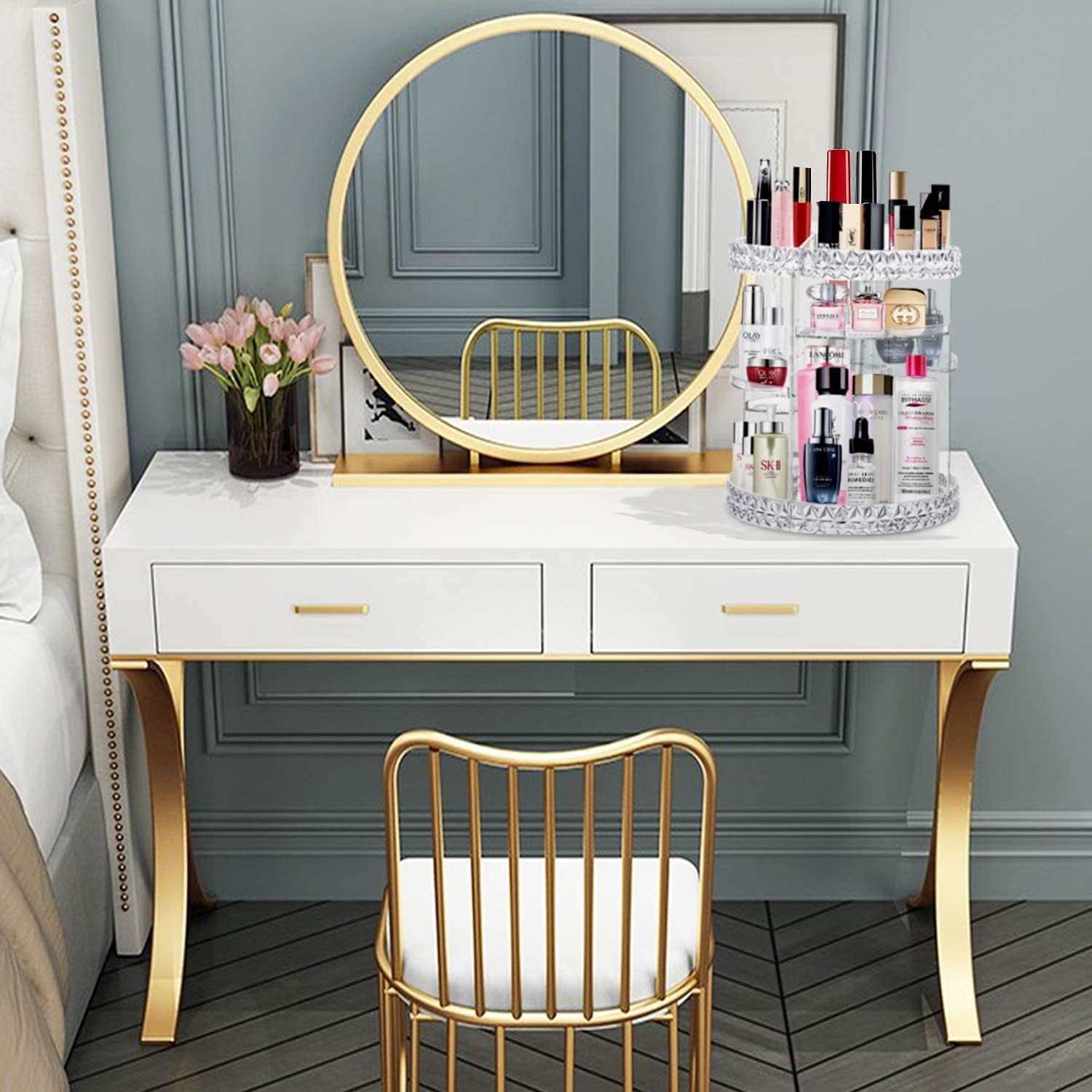 Cosmetic organizer diamond 360