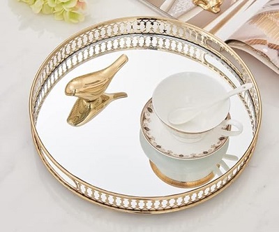 Elegant Decorative Mirror Tray