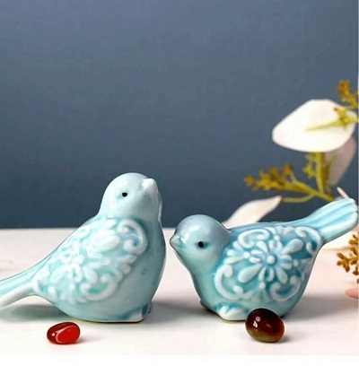 Ceramic Bird Figurines