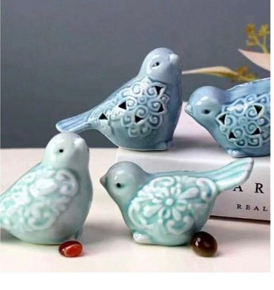 Ceramic Bird Figurines