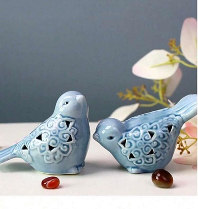 Ceramic Bird Figurines