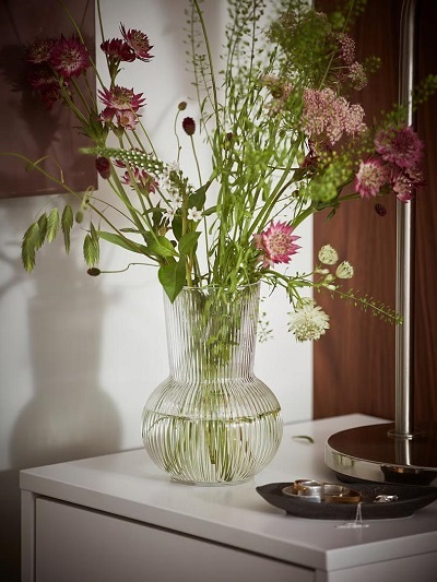 Clear Glass Vase