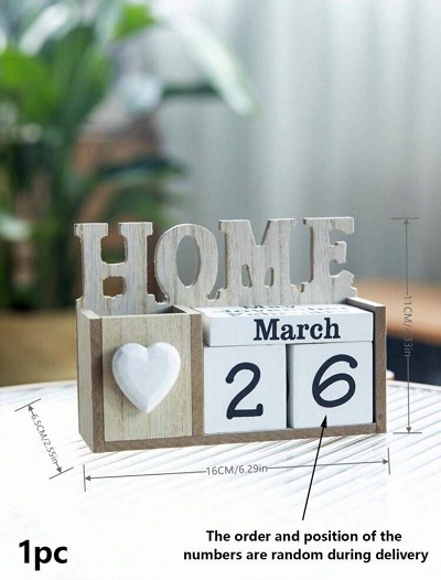 Wooden Perpetual Calendar