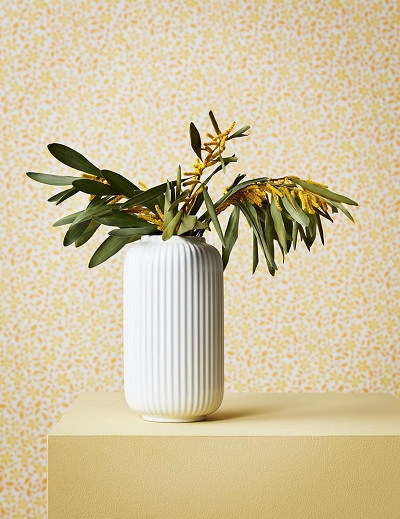  Stilren Ceramic Ribbed Vase