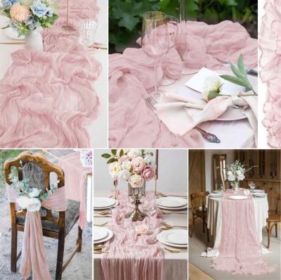 Elegant Chiffon Table Runner