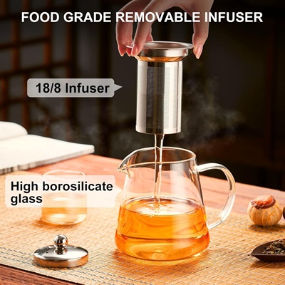 Glass Teapot with Infuser