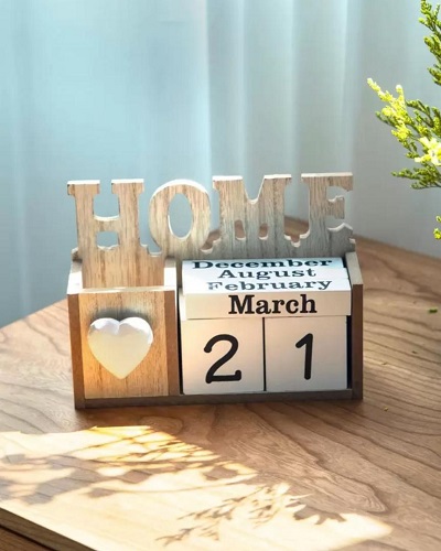 Wooden Perpetual Calendar