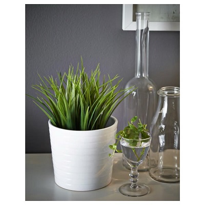Artificial Potted Grass Plant