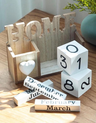 Wooden Perpetual Calendar