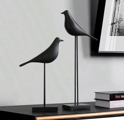  Bird Sculpture Set