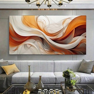 Abstract Flow Canvas Art