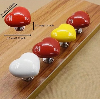 Heart-Shaped Toilet Flush Button