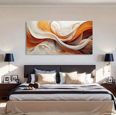 Abstract Flow Canvas Art