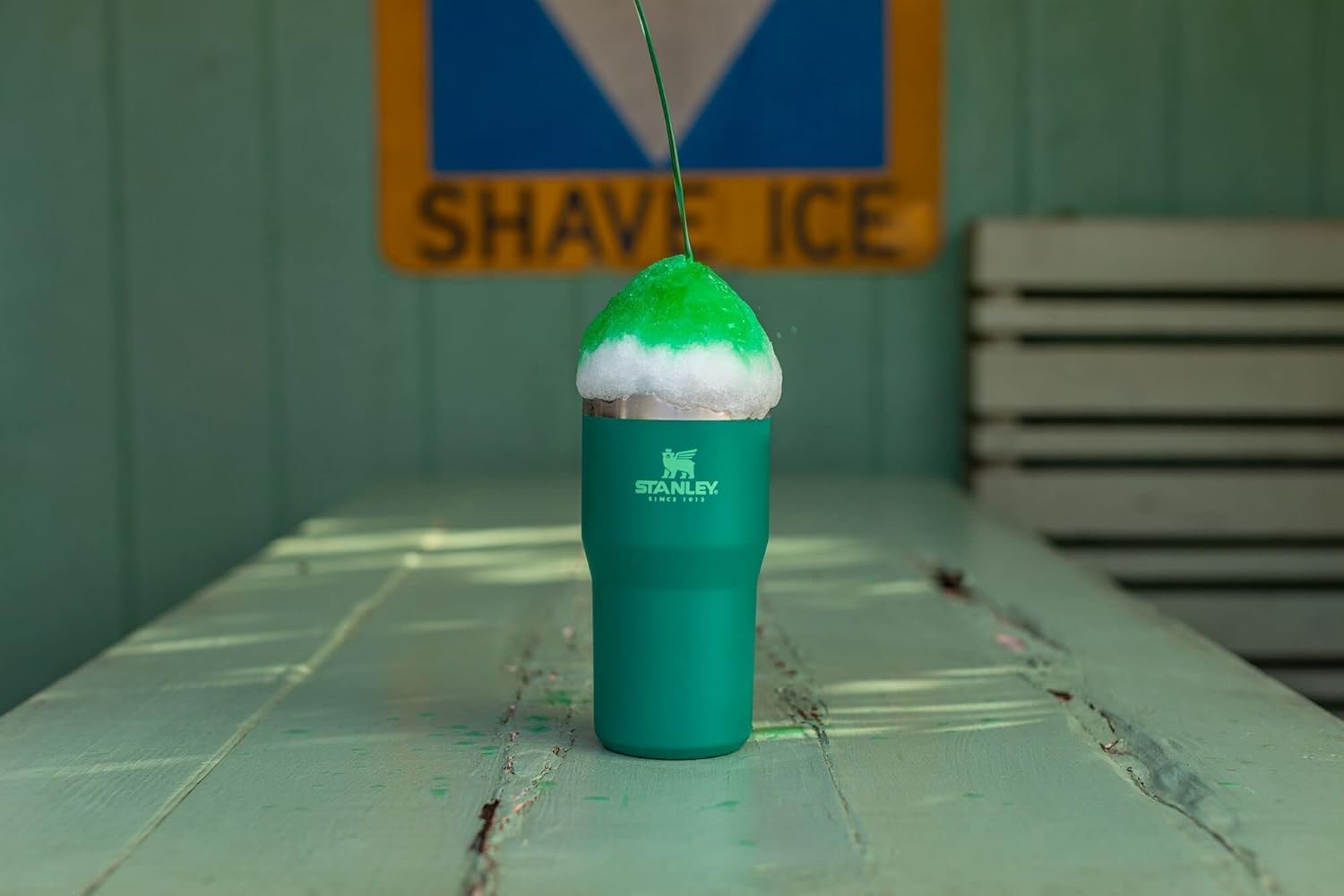 NEW Stanley IceFlow Flip Straw Tumbler with Handle 20 oz | Twist On Lid and Flip Up Straw | Leak Resistant Water Bottle | Insulated Stainless Steel |BPA-Free | Alpine