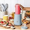 NEW Beautiful 2 Personal Blender Set with 12 Pieces, 240 W, Cornflower Blue by Drew Barrymore