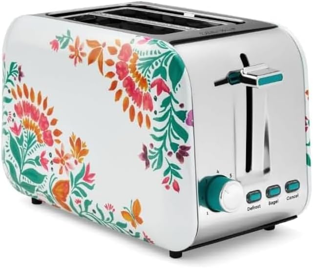 NEW Generic The Pioneer 2 Woman 2-Slice Toaster, Folk Geo