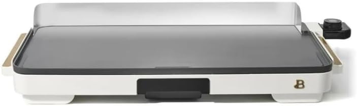 NEW Beautiful XL Electric Griddle 12" x 22" Non-Stick, White Icing by Drew Barrymore