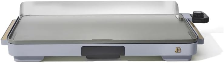 NEW Beautiful XL Electric Griddle 12" x 22"- Non-Stick, Cornflower Blue by Drew Barrymore