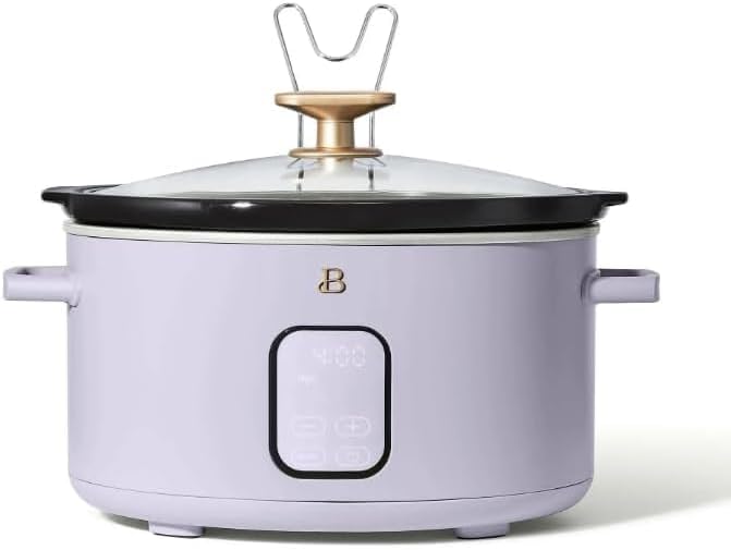 NEW Beautiful 6 Qt Programmable Slow Cooker, Lavender by Drew Barrymore