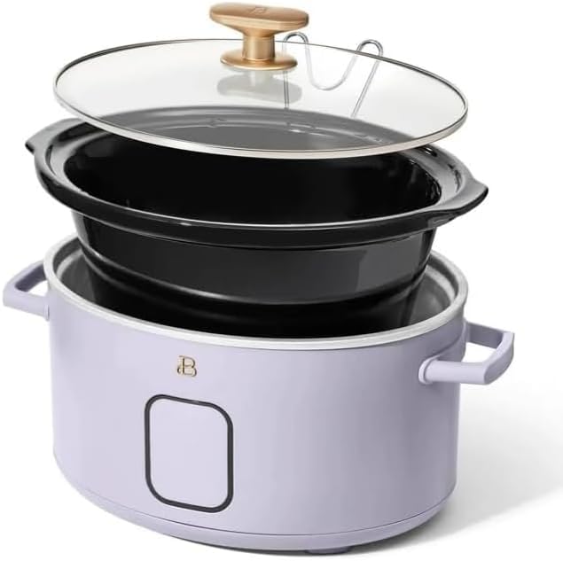 NEW Beautiful 6 Qt Programmable Slow Cooker, Lavender by Drew Barrymore