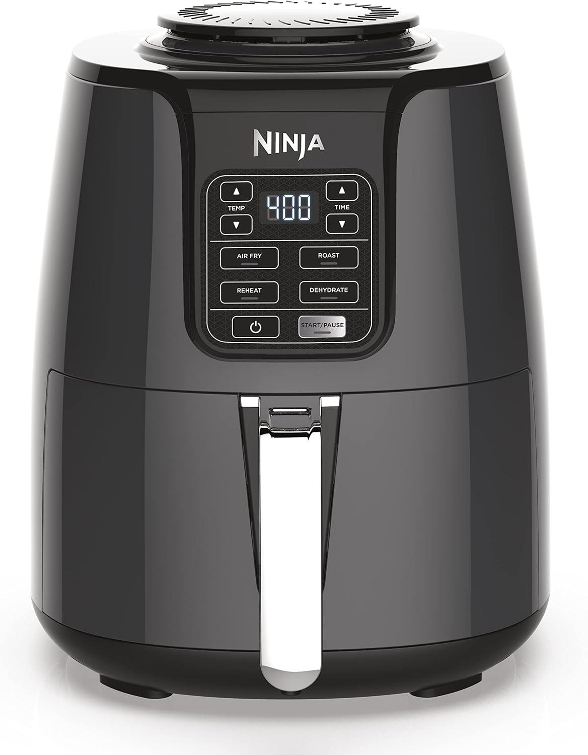  NEW Ninja Air Fryer, Roast, Bake, Air Fry, Roast, Broil, Reheats, & Dehydrates, 4-in-1, Fries, Frozen Food, Veggies, and Juicy Meat, Less Oil, Easy Meals,... Style:4 QT