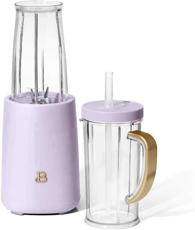 NEW Generic Beautiful Personal Blender, 12 Piece Set by Drew Barrymore (Lavender)