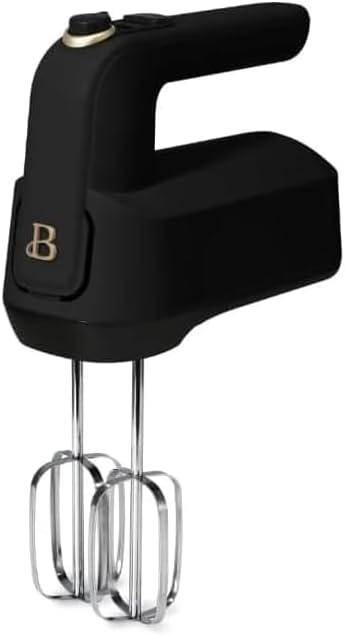 NEW Beautiful 6-Speed Electric Hand Mixer, Black Sesame by Drew Barrymore