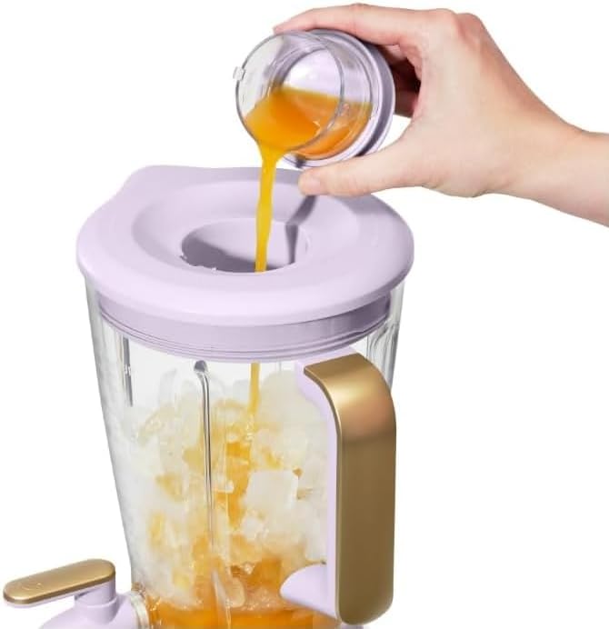 Beautiful Slush Crush 60 oz 4-Speed Frozen Drink Maker, Lavender by Drew Barrymore