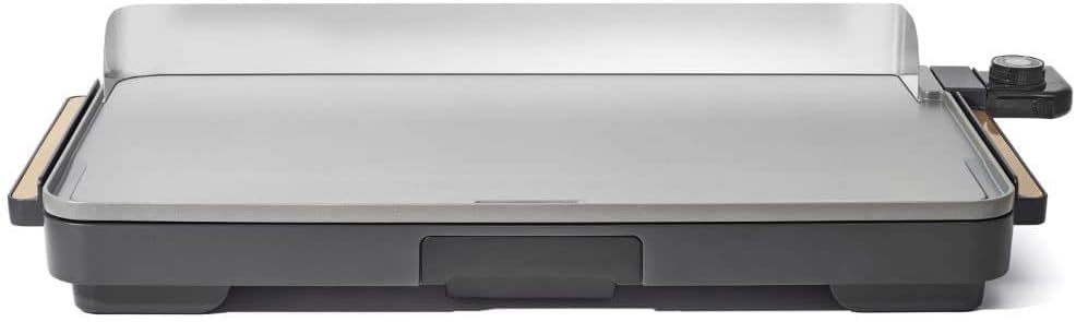 NEW 12" x 22" Extra Large Griddle (Color : Oyster Gray)