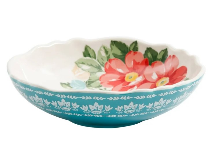 NEW The Pioneer Woman Vintage Floral 5-Piece Pasta Bowl Set