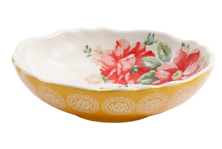 NEW The Pioneer Woman Vintage Floral 5-Piece Pasta Bowl Set
