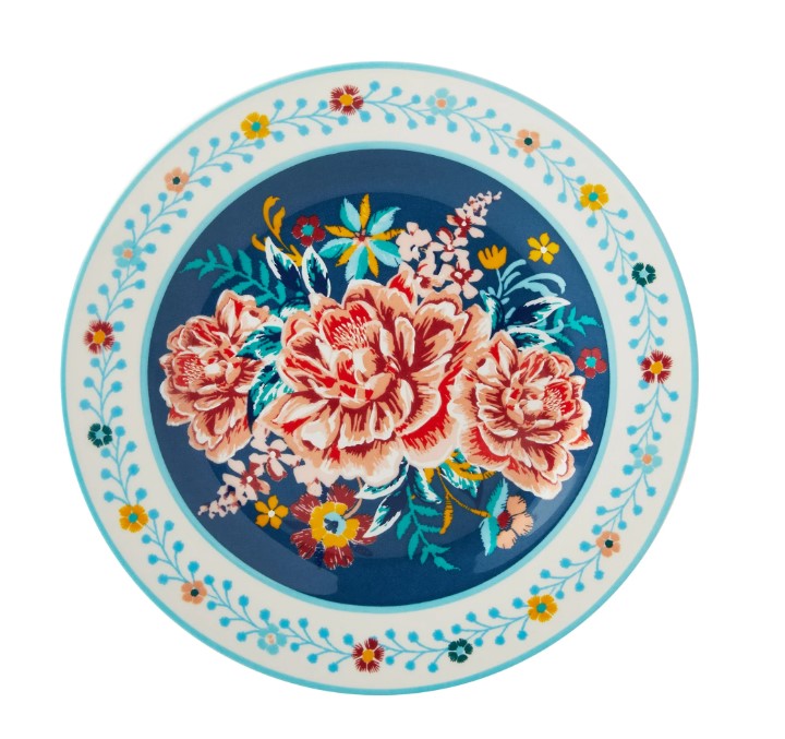 NEW The Pioneer Woman Keepsake Floral Stoneware Salad Plate ( Copy of 4) 