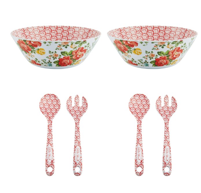 NEW The Pioneer Woman 6-piece Serving Set in Vintage Floral