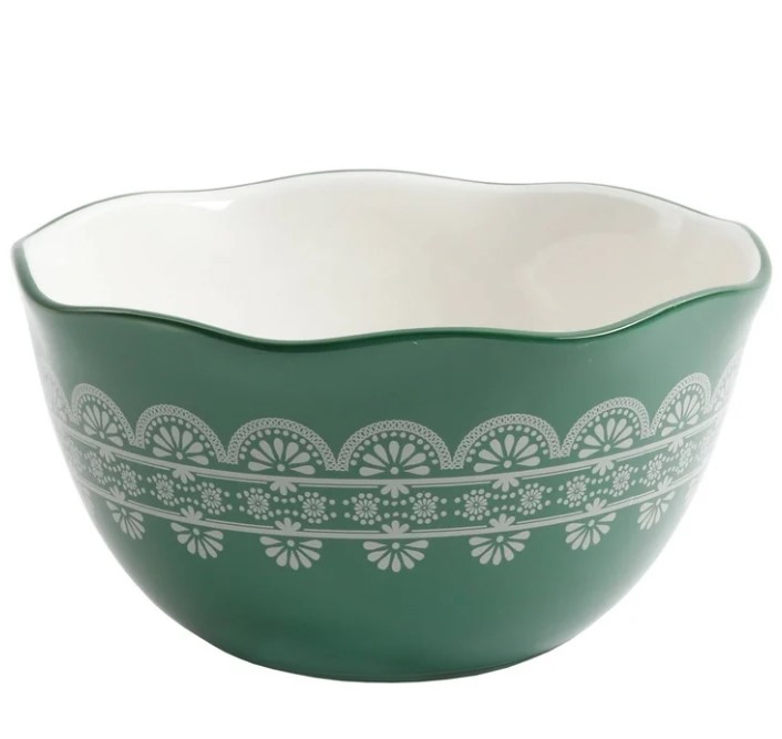 NEW The Pioneer Woman Vintage Floral 3-Piece Serving Bowl Set