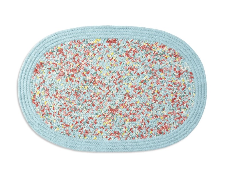 NEW The Pioneer Woman Rustic Vintage Floral Geometric Kitchen Mat, Multicolor, 20"W x 30"L