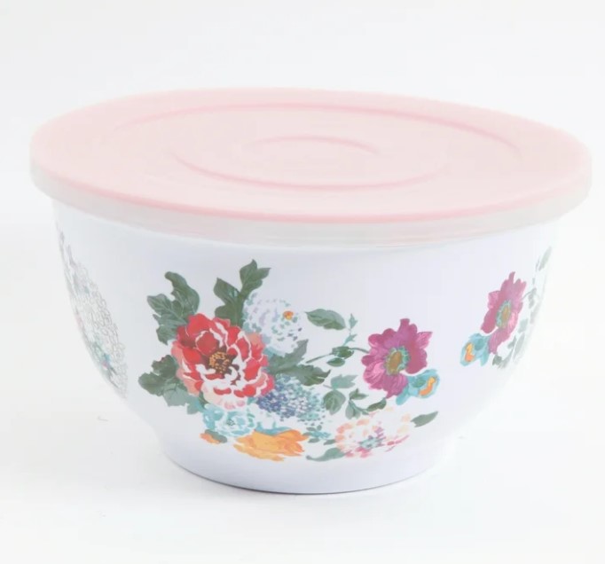 NEW The Pioneer Woman Country Garden Melamine Mixing Bowl Set, 10-Piece Set