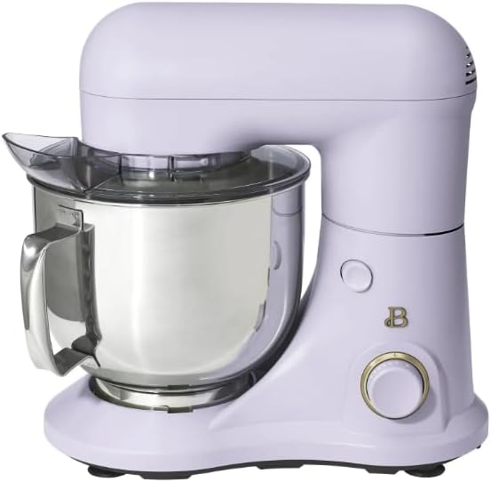 NEW Beautiful 5.3 Qt Stand Mixer, Lightweight & Powerful with Tilt-Head, Lavender by Drew Barrymore