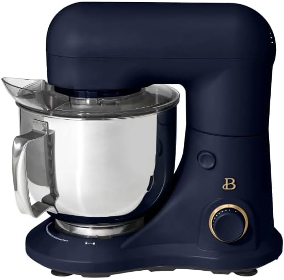 NEW Beautiful 5.3 Qt Stand Mixer, Lightweight & Powerful with Tilt-Head, Starry Night by Drew Barrymore, Blue