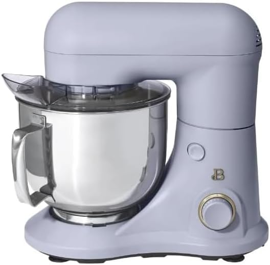 NEW Beautiful 5.3 Qt Stand Mixer, Lightweight & Powerful with Tilt-Head, Powerful 300-watt mixing system & 12 optimal speed settings White Icing by Drew Barrymore (Cornflower Blue)