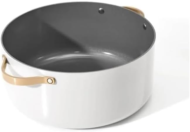 Beautiful 8 Quart Stock Pot, White Icing by Drew Barrymore