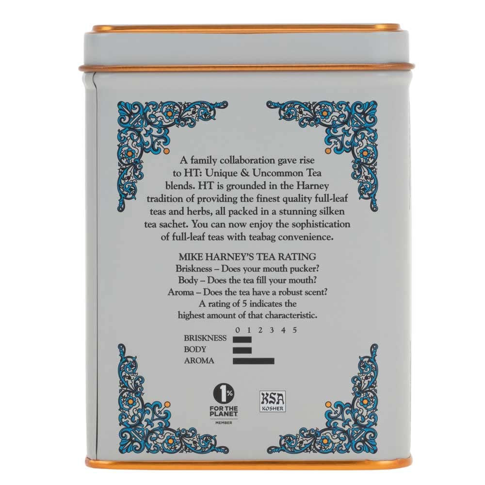 Harney & Sons Tea Decaffeinated, Great Present Idea, Vanilla Comoro, 1.4 oz Tin (20 Sachets)