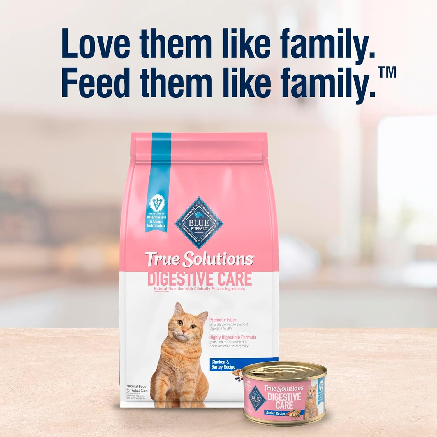 Blue Buffalo True Solutions Digestive Care Natural Dry Cat Food for Adult Cats, Chicken, 3.5-lb. Bag
