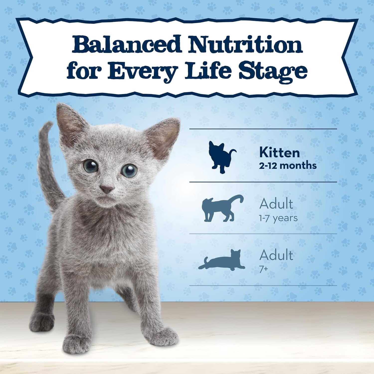 Blue Buffalo Baby BLUE Natural Kitten Dry Cat Food, Healthy Growth Formula with DHA, Chicken and Brown Rice Recipe, 2-lb. Bag