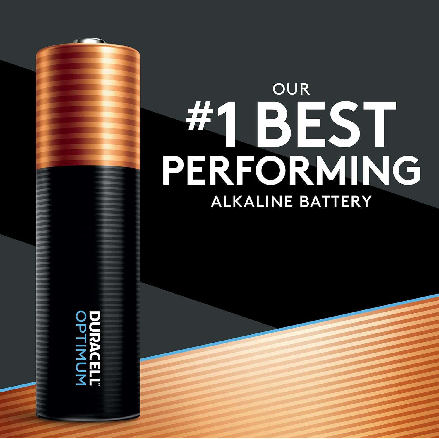 Duracell Optimum AA Batteries with 4x Power Boost Ingredients, 28 Count (Pack of 1), Re-closable pack for a quick, easy access and organized storage, Double A Battery with Long-Lasting Power