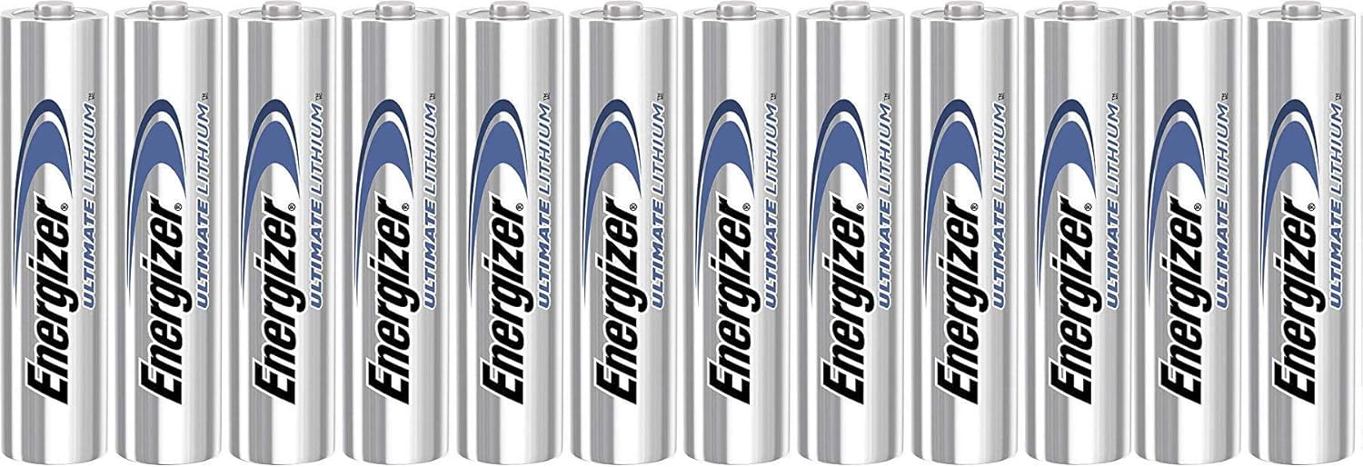 Energizer Ultimate Lithium AA 12 Battery Super Pack.